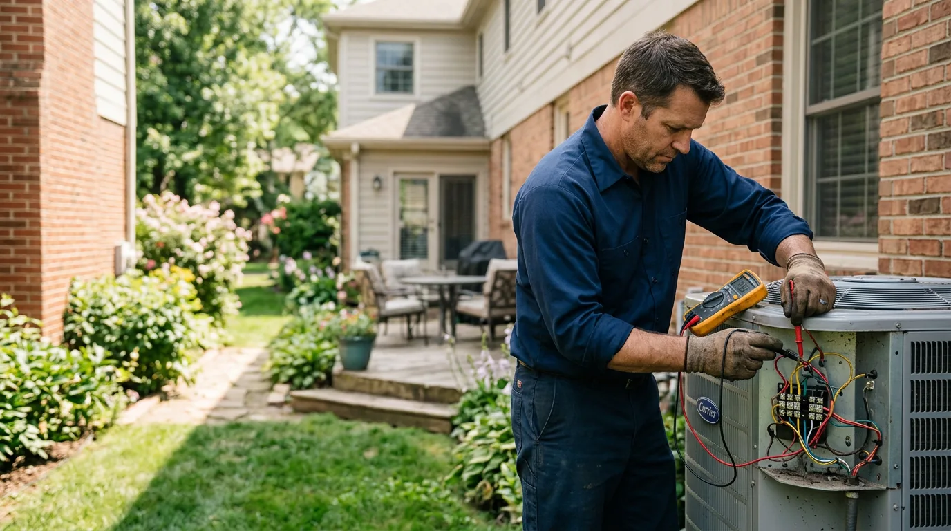 HVAC technician working near Minnetonka, MN